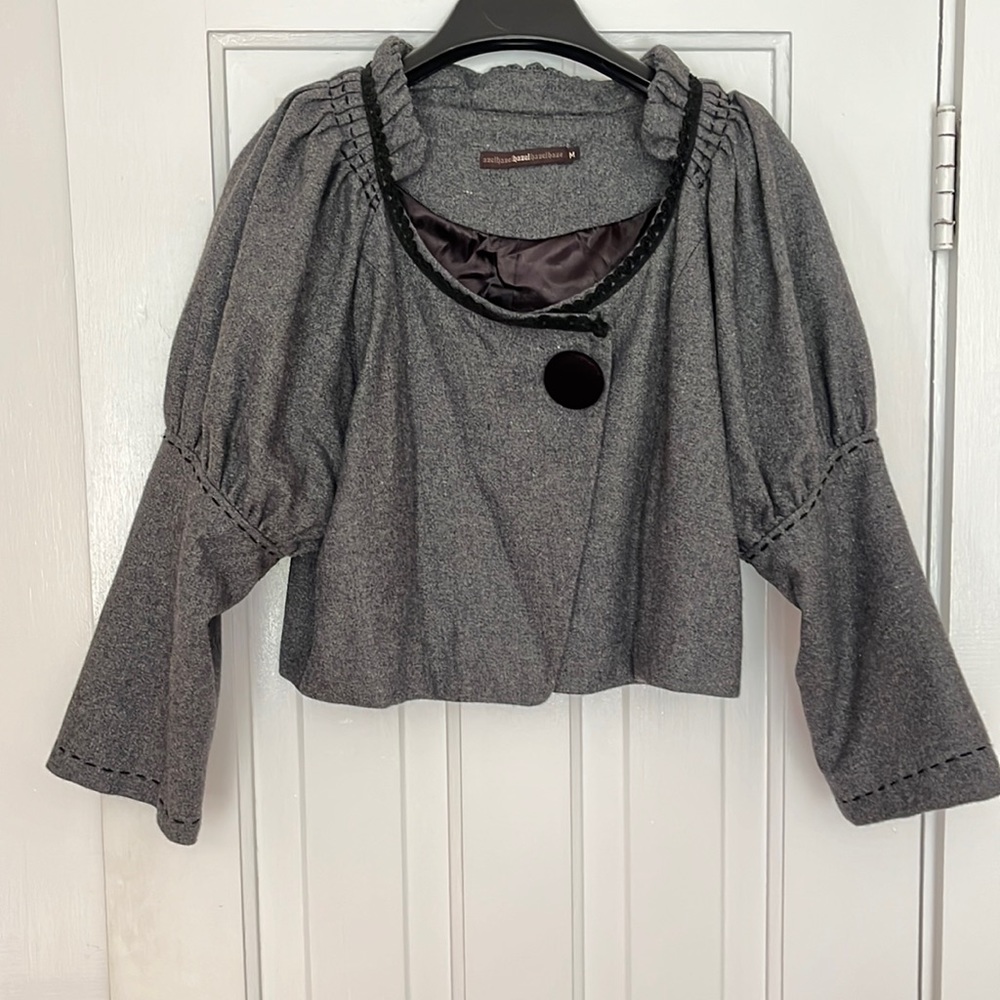 Wool jacket, size M, hazel brand, worn couple times only.
